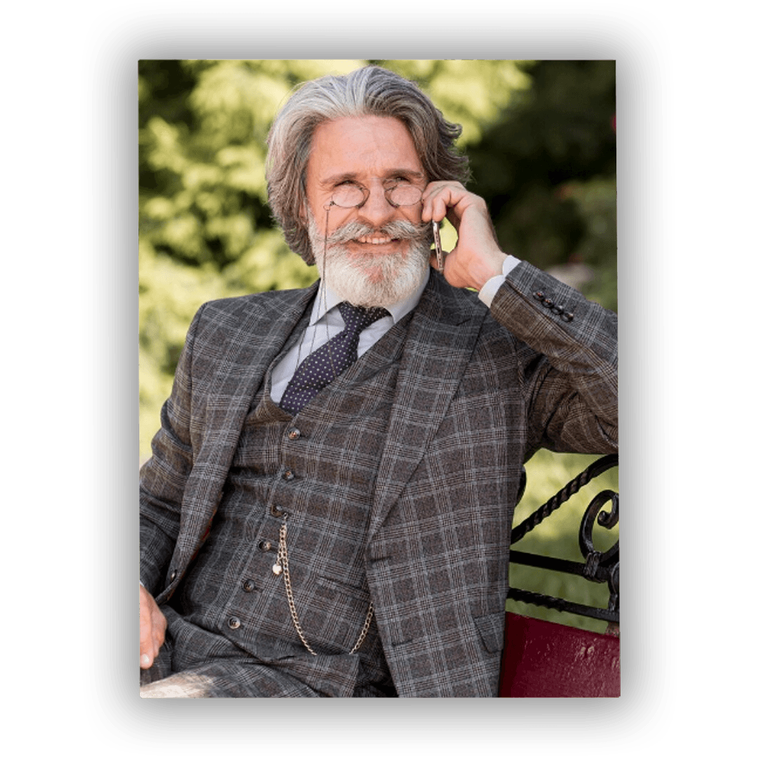 Personalizowany Obraz na płótnie ze zdjęciem dla dziadka - Mejkmi - Personalizowane Prezenty Dla Twoich Bliskich!