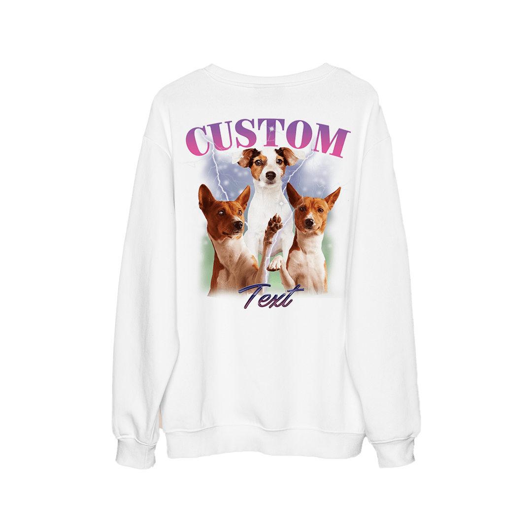 Personalizowana Bluza - Wstaw zdjęcie swojego psa i dopisz tekst - Mejkmi - Personalizowane Prezenty Dla Twoich Bliskich!