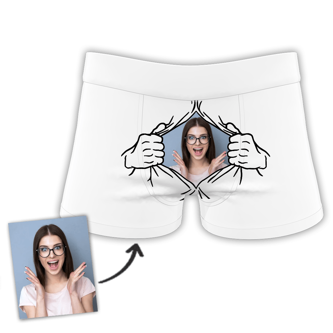 Śmieszne personalizowane bokserki z własnym nadrukiem/zdjęciem twarzy na prezent 23 - Mejkmi - Personalizowane Prezenty Dla Twoich Bliskich!