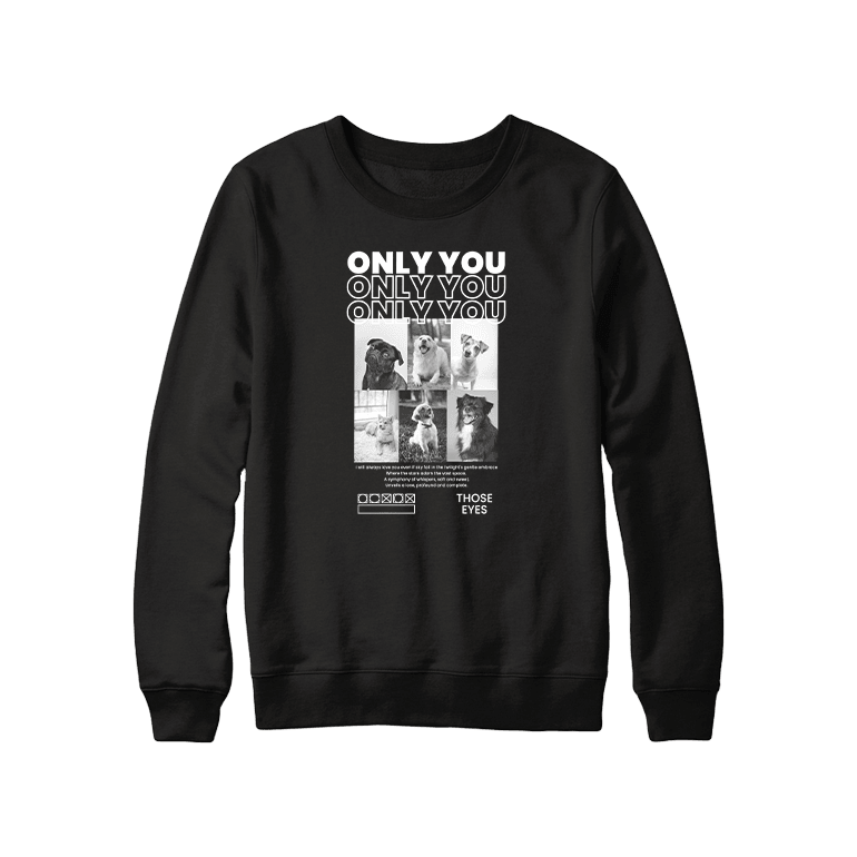 Personalizowana bluza dla miłośnika psów - ONLY YOU - Mejkmi - Personalizowane Prezenty Dla Twoich Bliskich!