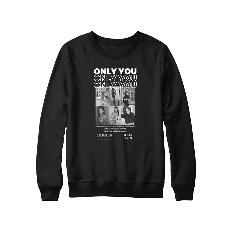 Bluza only you - prezent na walentynki - Mejkmi - Personalizowane Prezenty Dla Twoich Bliskich!