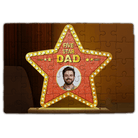Personalizowane puzzle five star dad dla taty na Dzień Ojca - Mejkmi - Personalizowane Prezenty Dla Twoich Bliskich!