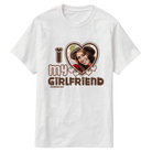 Koszulka I Love My Girlfriend z twoim zdjęciem na Rocznice - Mejkmi - Personalizowane Prezenty Dla Twoich Bliskich!