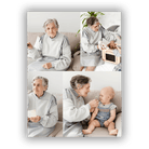 Obraz na płótnie kolaż zdjęć dla dziadków - Mejkmi - Personalizowane Prezenty Dla Twoich Bliskich!