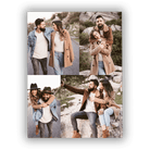 Obraz na płótnie kolaż zdjęć dla rodziców - Mejkmi - Personalizowane Prezenty Dla Twoich Bliskich!