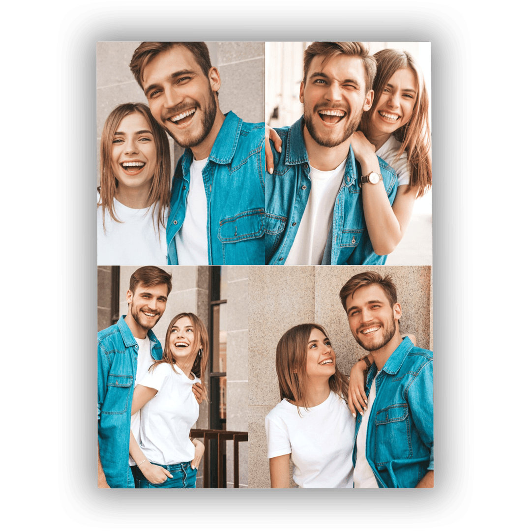 Obraz na płótnie kolaż zdjęć dla chłopaka - Mejkmi - Personalizowane Prezenty Dla Twoich Bliskich!
