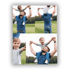 Obraz na płótnie kolaż zdjęć na Dzień Ojca - Mejkmi - Personalizowane Prezenty Dla Twoich Bliskich!