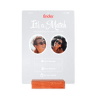 Personalizowane Szkiełko - Tinder It's a Match na prezent - Mejkmi - Personalizowane Prezenty Dla Twoich Bliskich!