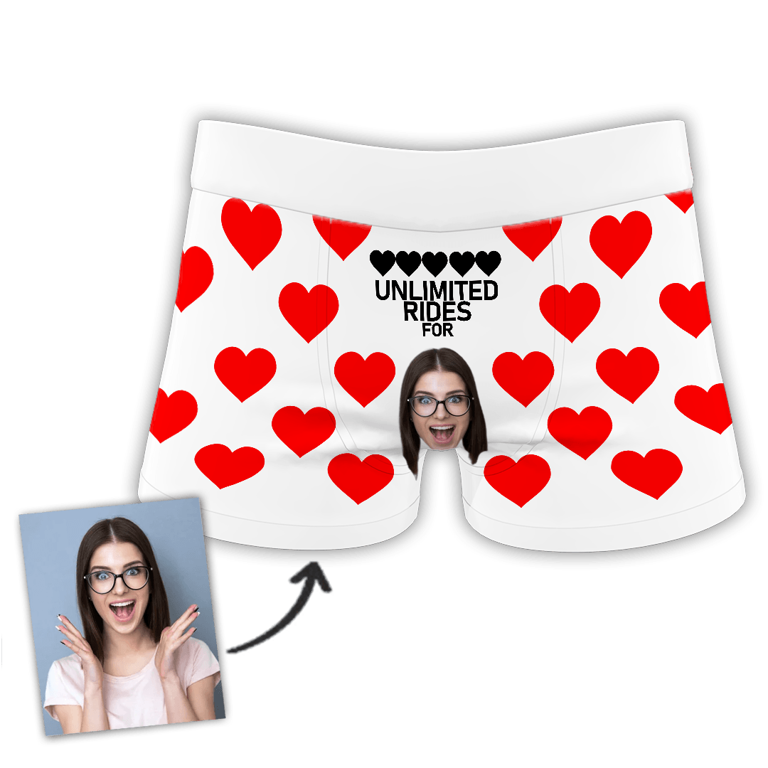 Śmieszne personalizowane bokserki z własnym nadrukiem/zdjęciem twarzy na prezent 12 - Mejkmi - Personalizowane Prezenty Dla Twoich Bliskich!