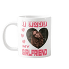 Personalizowany Kubek - I LOVE MY GIRLFRIEND z Twoim zdjęciem - Mejkmi - Personalizowane Prezenty Dla Twoich Bliskich!